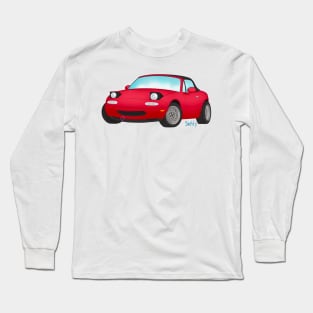 Happy Red Car Long Sleeve T-Shirt